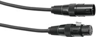 EUROLITE DMX-kabel XLR 5pin 3m zwart