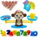Monkey Balance Game - Educatief Spel - Leren Rekenen - 4+ Jaar - ABS - 8720165777211