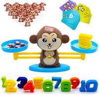 Monkey Balance Game - Educatief Spel - Leren Rekenen - 4+ Jaar - ABS - 8720165777211