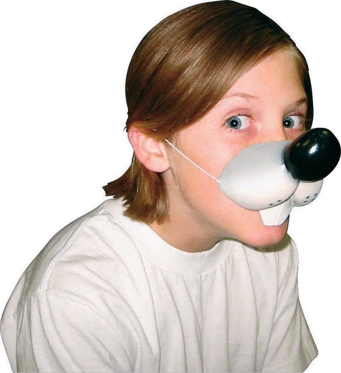 Generik Muizen neus - Verkleedattribuut - Grijs - Latex - 0082686006408