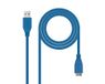 Watio Wave Verlengkabel USB 3.0 Type A/M-Micro-B, 1 m, blauw