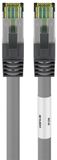 Goobay Premium S/FTP CAT8.1 40 Gigabit netwerkkabel / grijs - LSZH - 1 meter