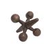 Creative Co-Op CG4322 Retro decoratieve gietijzeren krik, roest