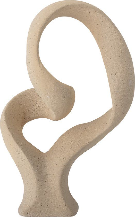 Bloomingville Berican Deco Vaas - Wit - Terracotta - 9 cm