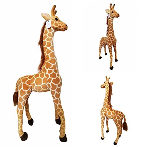 BOMBOMFUN 40 inch Pluche Giraffe Grote Stand Gevulde Dier Zachte Speelgoed Kid Gift 100 cm Kids Room Decor