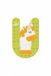 Sevi Dierenletter U 10 Cm Groen
