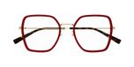 Gucci GG1850O Lunettes de Vue Femme Rouge Carrées 51mm