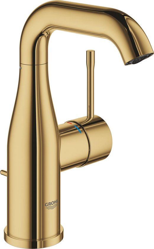 GROHE Essence New Wastafelkraan - Medium - Draaibare uitloop - Cool Sunrise (Goud) - 23462GL1
