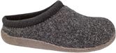 Q Fit Bern 2 Zwarte Vilten Open Dames Pantoffels