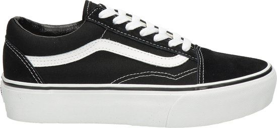 Vans Old Skool Sneakers - Unisex - Platform - Black/White - Size 40