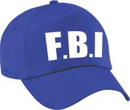 Bellatio Decorations Blauwe F.B.I politie agent verkleed pet / baseball cap voor jongens en meisjes
