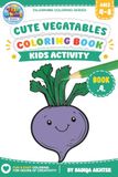 Cute Vegatables Coloring Book