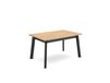 INNOVATION HOME FURNISH S.L. Table à manger effet bois de chêne et noir 140x90x75cm