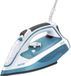 MPM MZE-15 Fer à vapeur Repassage à sec Semelle Ultra Glide en céramique 2600 W Bleu, Blanc