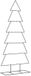 vidaXL Kerstboom van metaal voor decoratie, zwart, 180 cm