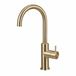 Qisani Flow opbouw wastafelkraan 29.2cm hoog met 11cm uitloop Geborsteld Gold 25601.06
