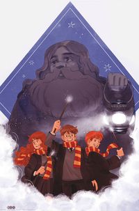 Harry Potter Hagrid Poster multicolore Papier Unisexe - Fan merch, Film, Poudlard