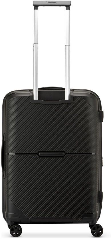 Roncato Storm Handbagage Spinner 55 cm - Uitbreidbaar 40/46 liter - 55x40x20/23 cm - zwart