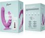 Teazers Double Vibrator met Zuignap en Afstandsbediening - Paars