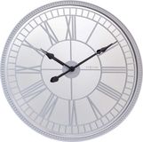 NeXtime Big City – Landelijke Wandklok – 43 cm – Spiegel – Wit – Stil