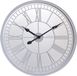 NeXtime Big City – Landelijke Wandklok – 43 cm – Spiegel – Wit – Stil