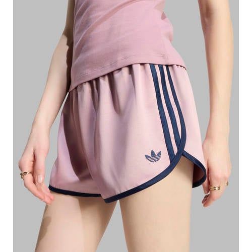 adidas Originals Sprinter Satin short - oudroze/donkerblauw