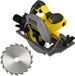 STANLEY FME301K FATMAX Scie circulaire 1650W - Rails de guidage inclus - Profondeur de coupe 66 mm - 230 V