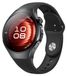 Wigento Huawei Watch 5 42mm: siliconen vervangende polsband met omgekeerde sluiting, zwart