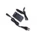 VHBW Chargeur rapide pour batterie d'appareil photo compatible avec les batteries Canon NB-12L et NB-13L