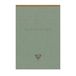 Clairefontaine 107646C - Bovengelijmd Notitieblok Flying Spirit - A6 10,5x14,8 cm - 140 Afscheurbare Gelinieerde Pag. Ivoorpapier 90g - Vert de Gris Omslag - 5 designs willekeurig
