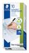 STAEDTLER Lumocolor Permanent Marker, Black, Broad Tip (1.0-2.5mm), 10 Count