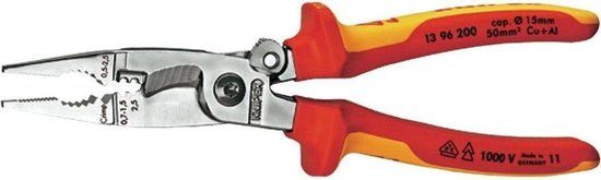 Knipex elektro installatietang 200 mm VDE - 1396200SB