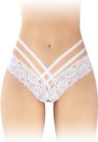 Fashion Secret Erotische Slip met Open Kruis - Wit - One Size