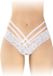 Fashion Secret Erotische Slip met Open Kruis - Wit - One Size