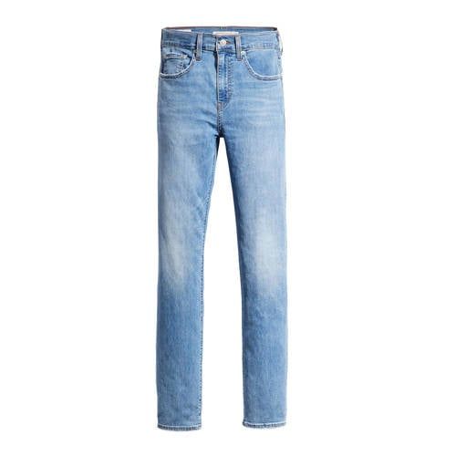 Levi's 724 High Waist Straight Jeans - Light Blue Denim
