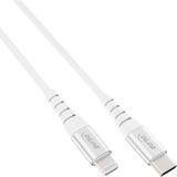 InLine 31450C Lightning-kabel 1 m Zilver