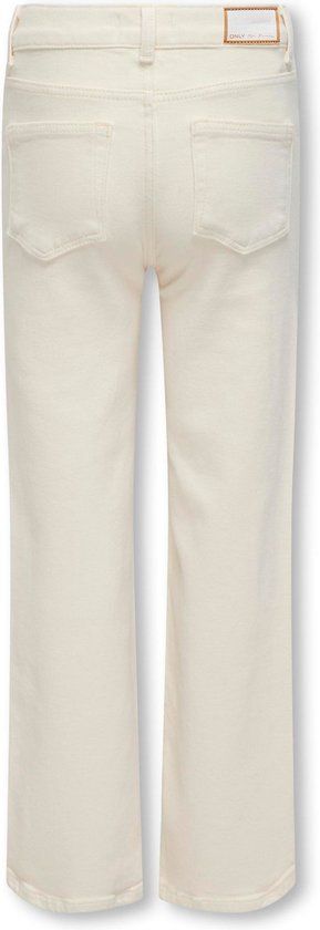 ONLY KOGJUICY WIDE LEG DNM CRO NOOS Meisjes Jeans - Ecru - Maat 146