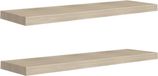 vidaXL Zwevende Wandschappen - 2 stuks - 90x23,5x3,8 cm - MDF - Eikenkleurig
