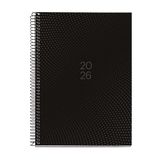 Miquelrius Kalender 2026, 18 maanden, A5+, Weekplanner, Juli 25 - December 26, Weekoverzicht, Spiraalbinding, Gevoerde Kartonnen Omslag, Spaans-Engels-Portugees
