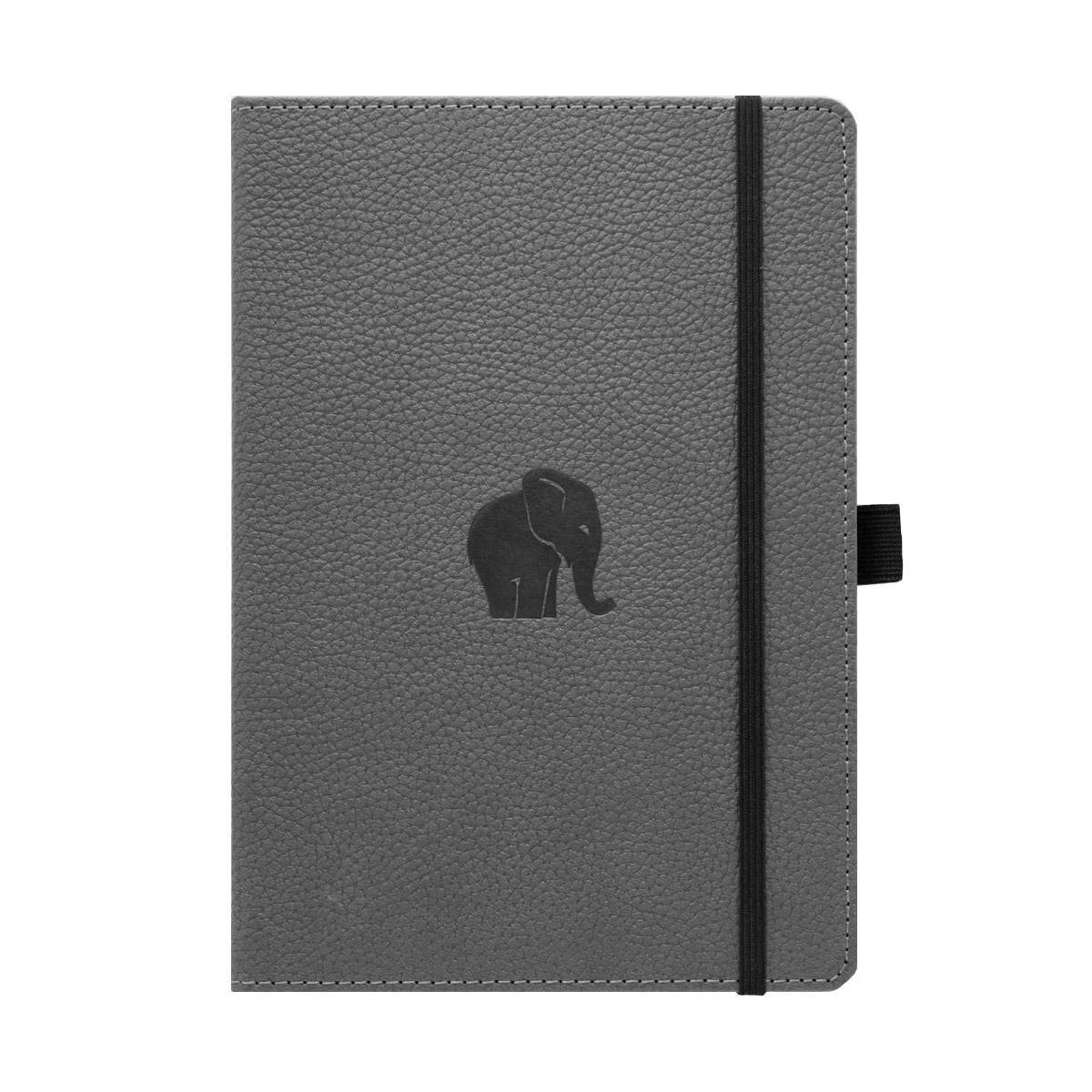 Dingbats Notebooks Dingbats* Notitieboek A6 Wildlife Grey Elephant - Gelinieerd