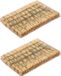 Merkloos / Sans marque Othmar Decorations Decoratie cadeautjes - prikkers - 120x st - goud - 2,5 cm - glitter - mini cadeaus decoraties