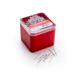 Inflex platte kopspelden - 0,80 x 35 mm - van gehard vernikkeld staal - doos met 500 g