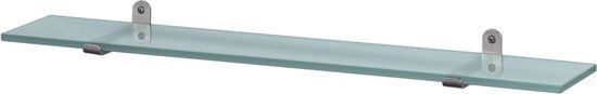 Haceka Ixi - Glazen plankje Geborsteld RVS 60cm