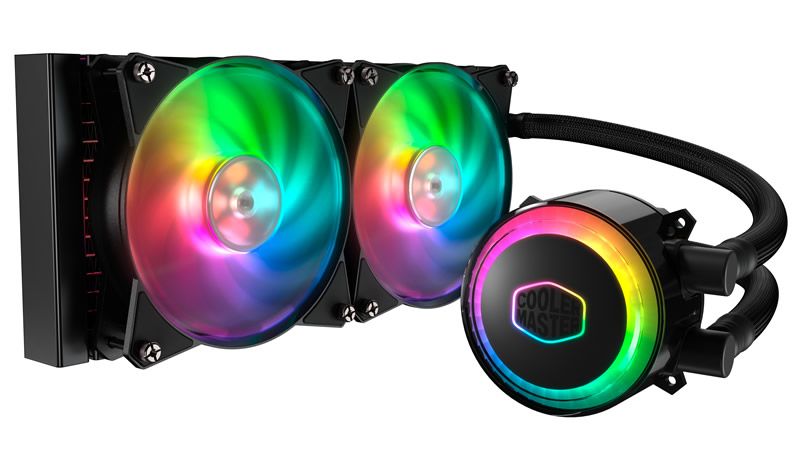 Cooler Master MASTERLIQUID ML240R RGB - Computer vloeibare koeling - Zwart