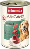 GranCarno Animonda Grancarno Natvoer voor volwassen honden met wild, 6 x 400 g