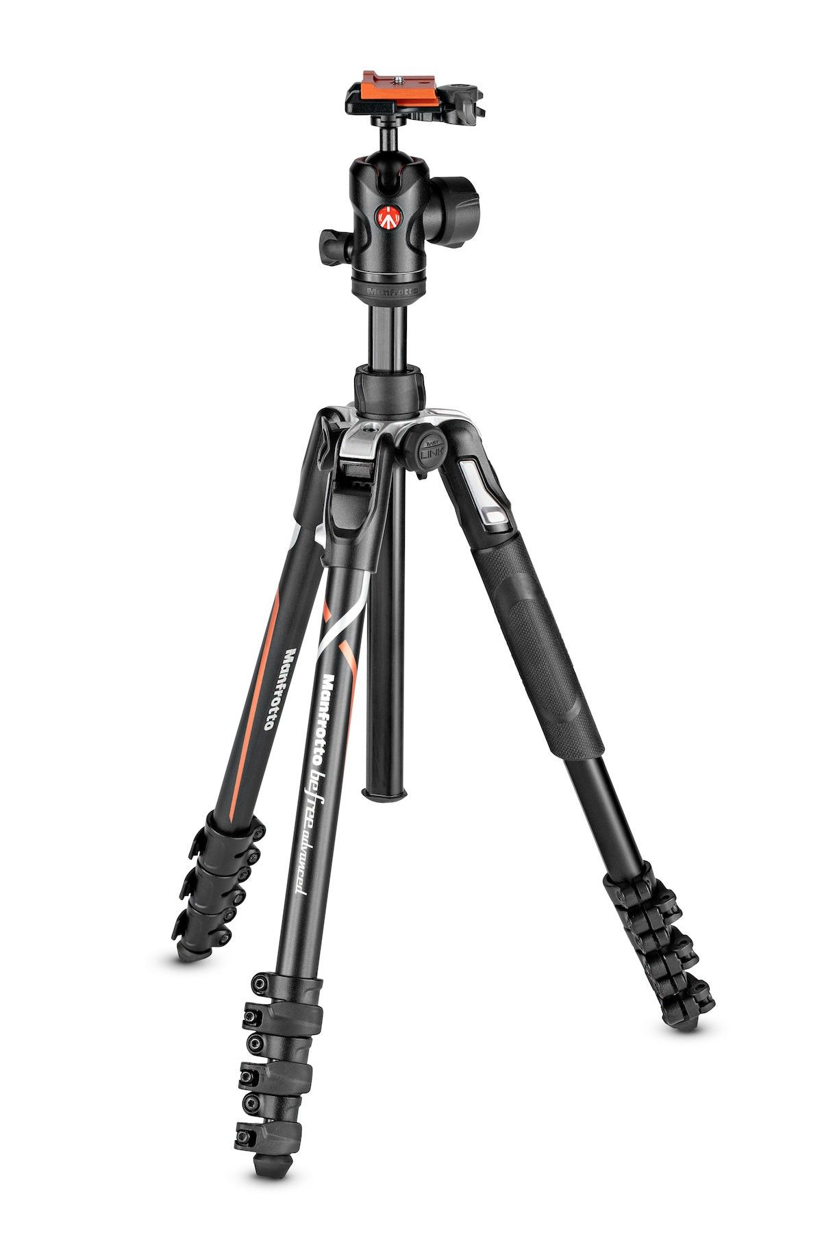 Manfrotto Befree Advanced Alpha Tripod - MKBFRLA-BH - Black/Silver