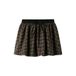 NAME IT KIDS geruite rok - zwart/groen