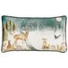 Evans Lichfield Kussenhoes met fluwelen biezen voor herten, 30 x 50 cm