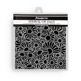 Stamperia Thick Stencil for Scrapbooks, Albums, Cards, Bullet Journals, and More, Flexible Material, Easy to Clean, Perfect for Crafts and Gifting (Daisy Art, Daisies Pattern)