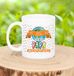 Bellatio Decorations Naam mok papa Ezra - wit - keramiek - 300 ml